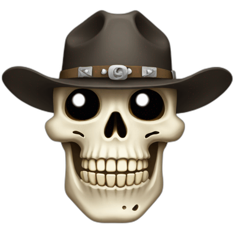 Skeleton Cowboy emoji