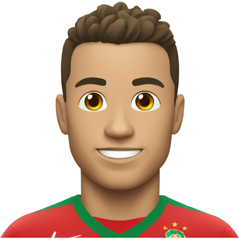 Ronaldo with World Cup Portugal emoji