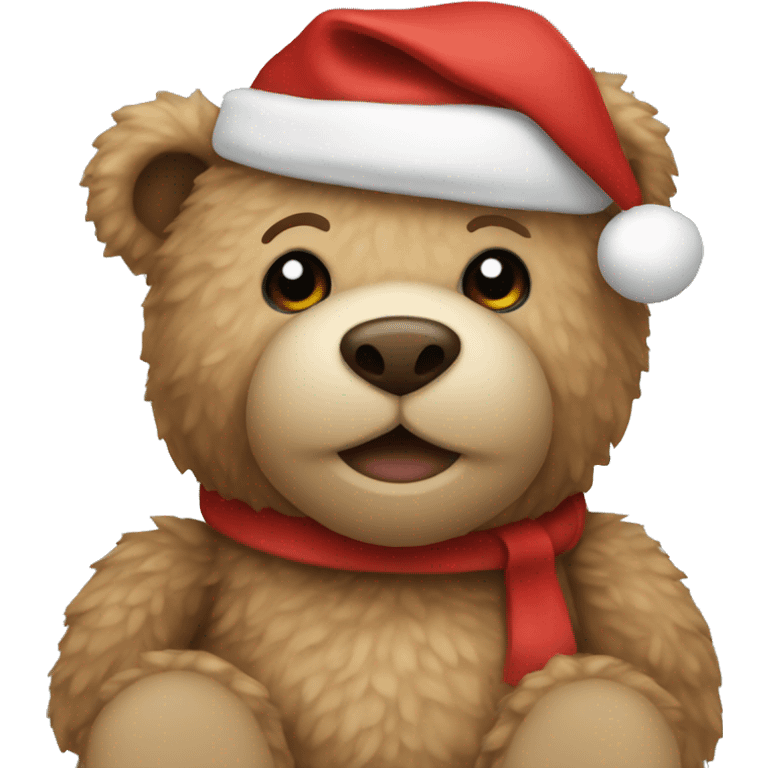 Christmas Teddy Bear emoji