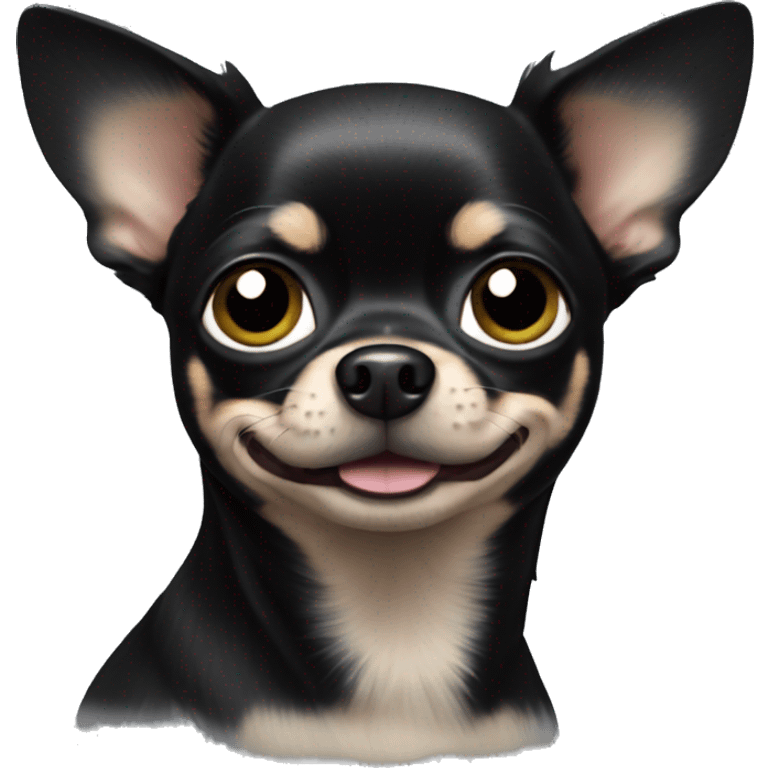 black chihuahua emoji