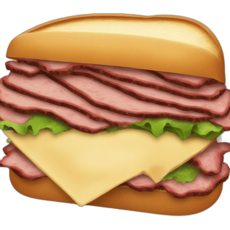 Pastrami sandwich emoji