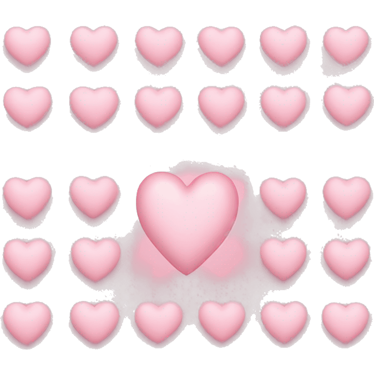 Light pink heart is  emoji