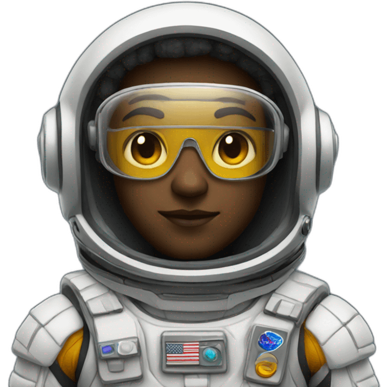 Space cadet looking cool emoji