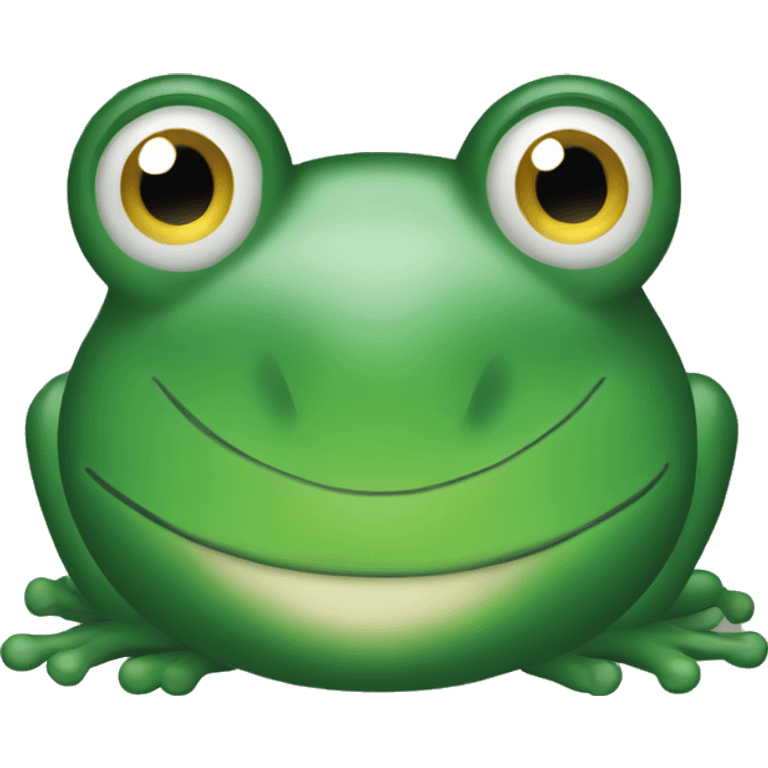 Frog working on excel emoji