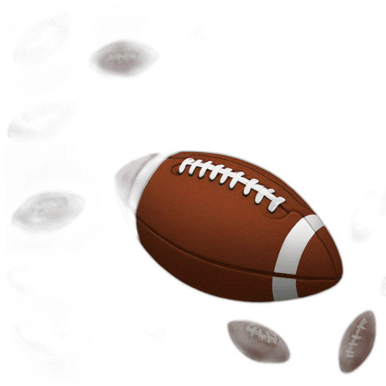 Spiked football emoji