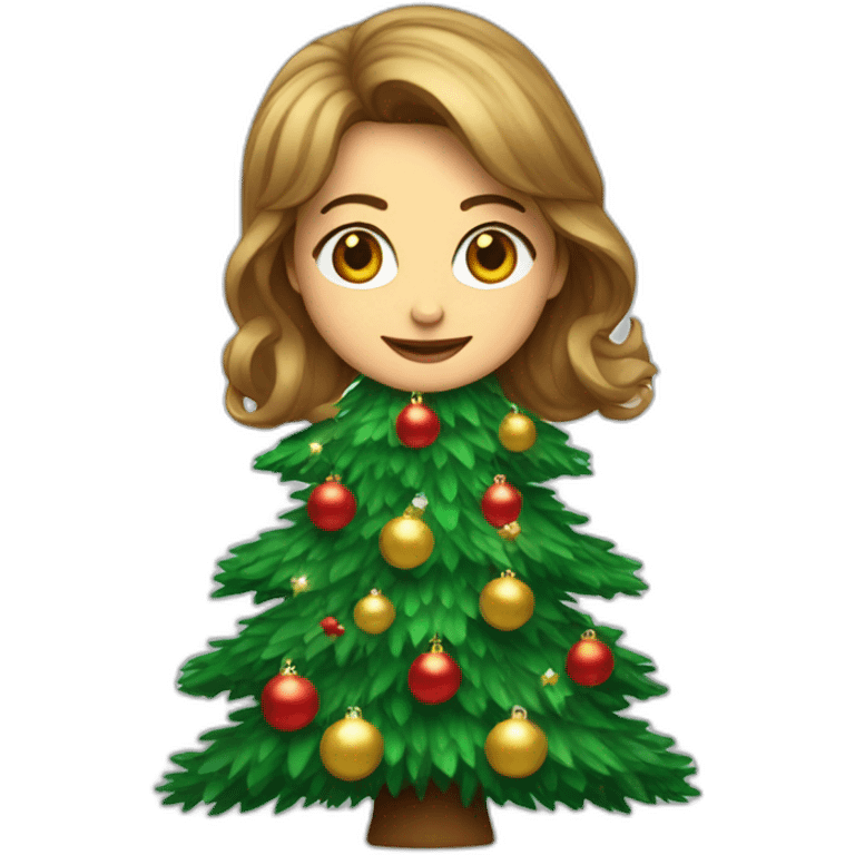 Maria Carrey Christmas tree emoji