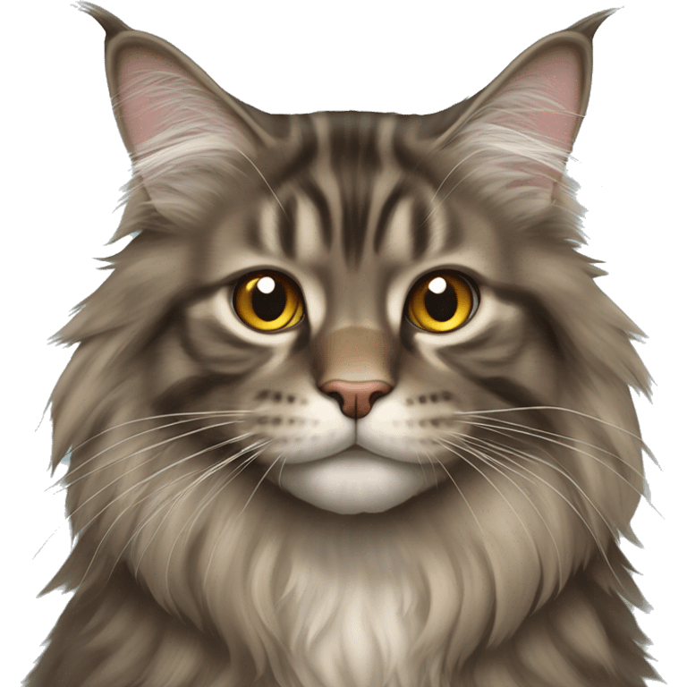 Maine coon cat emoji