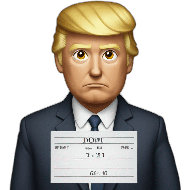 donald-trump-mugshot emoji