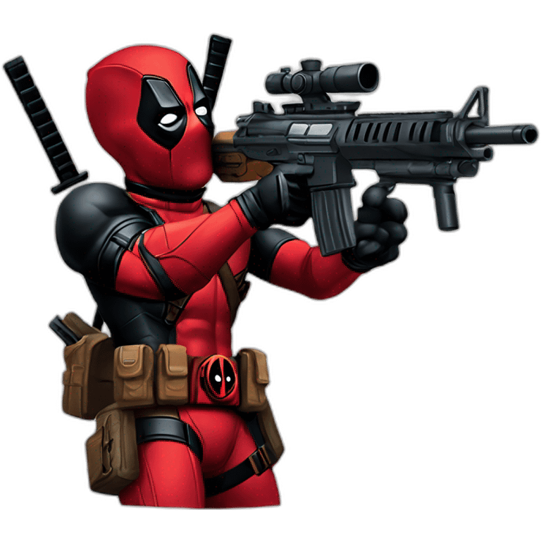 Deadpool doigt d'honneur emoji