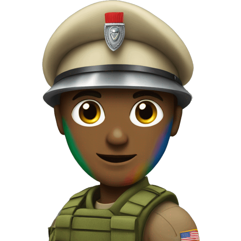 rainbow solider emoji