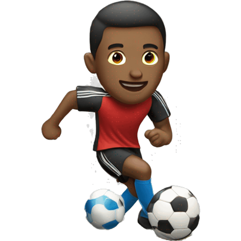 guy playing soccer emoji