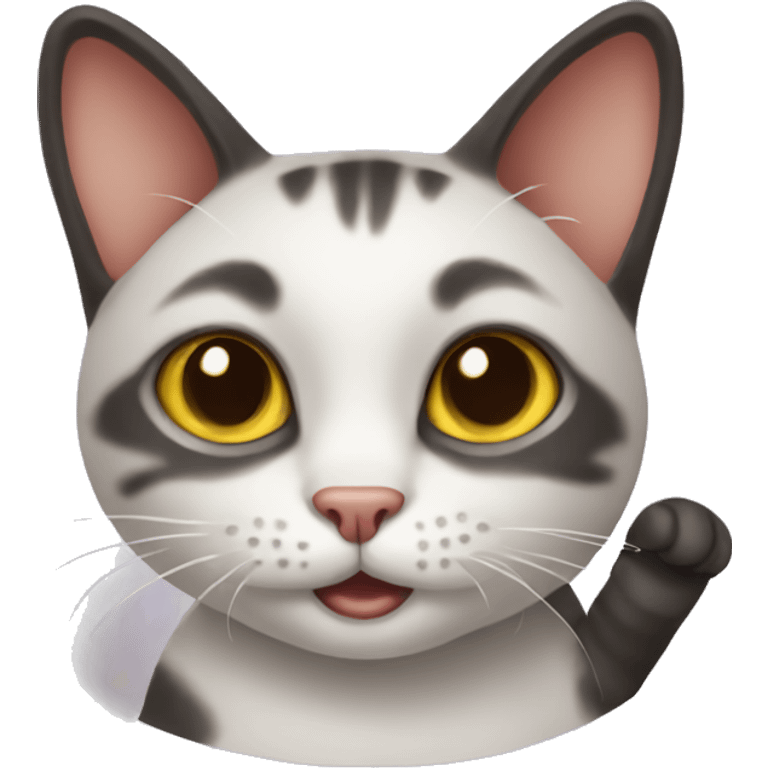 Funny cat emoji