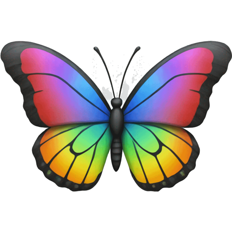 Rainbow butterfly  emoji