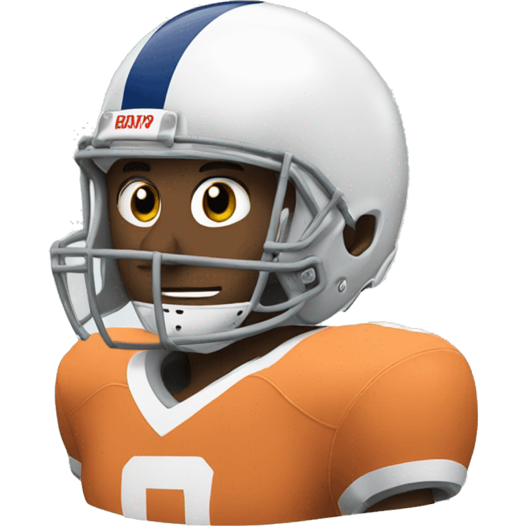 football player with helmet emoji