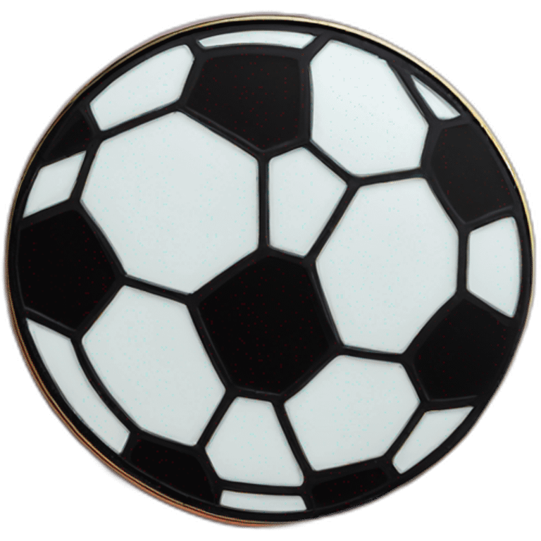 soccer ball pin emoji