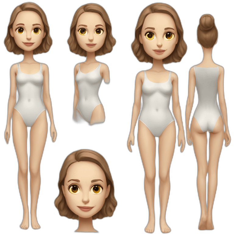 natalie portman anatomy class study full body emoji