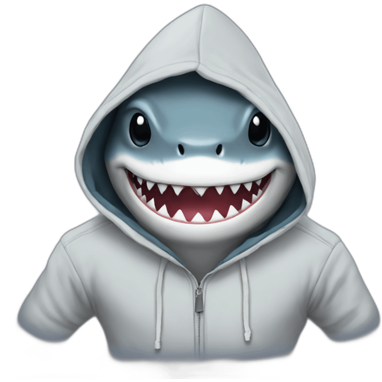 shark-in-hoodie emoji