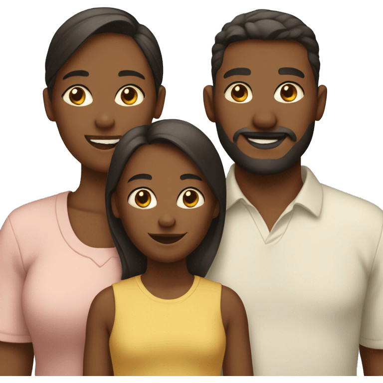 Family of 3 emoji