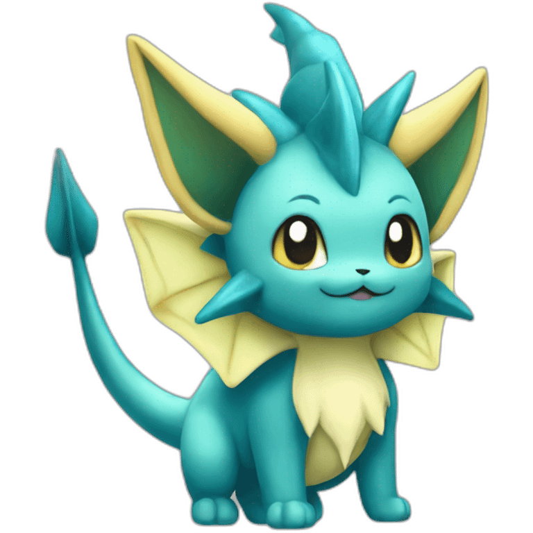 Vaporeon the pokemon emoji