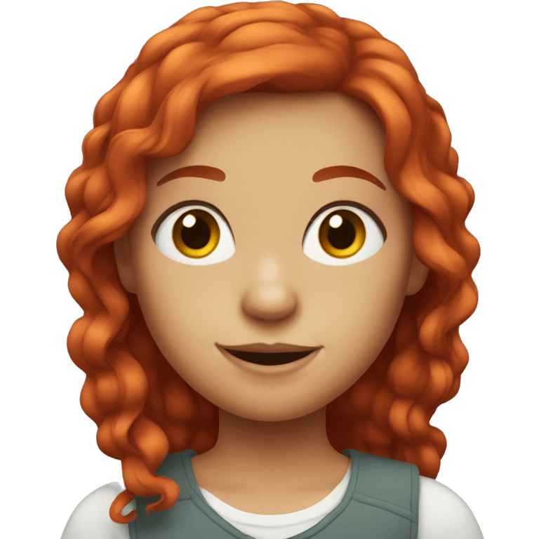 red hair girl emoji