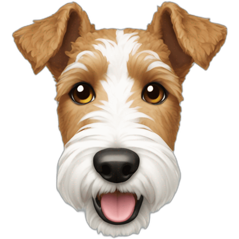 Happy Wire Foxterrier emoji