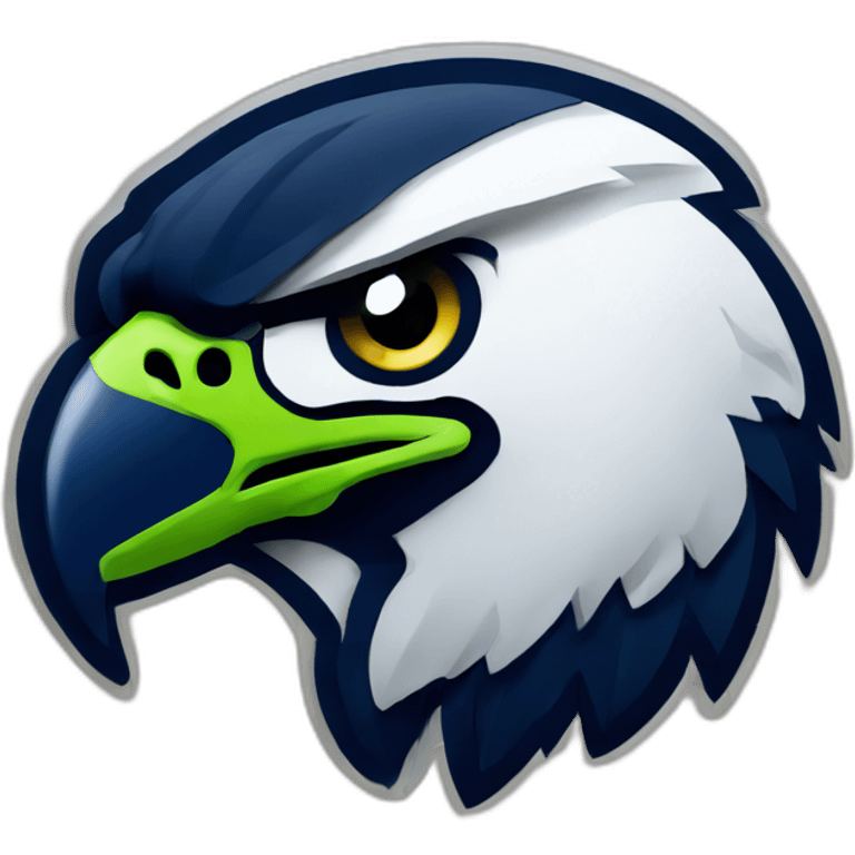 seahawks nfl eagle emoji