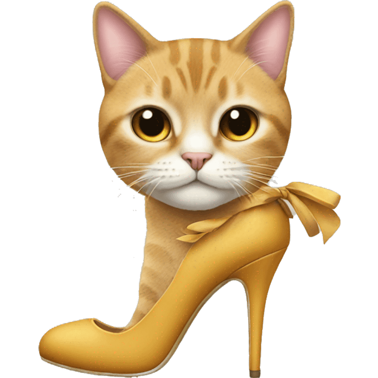 cat wearing high heels  emoji