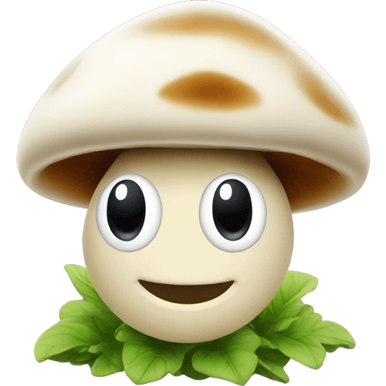 Mushroom Trip Smiley Fac emoji