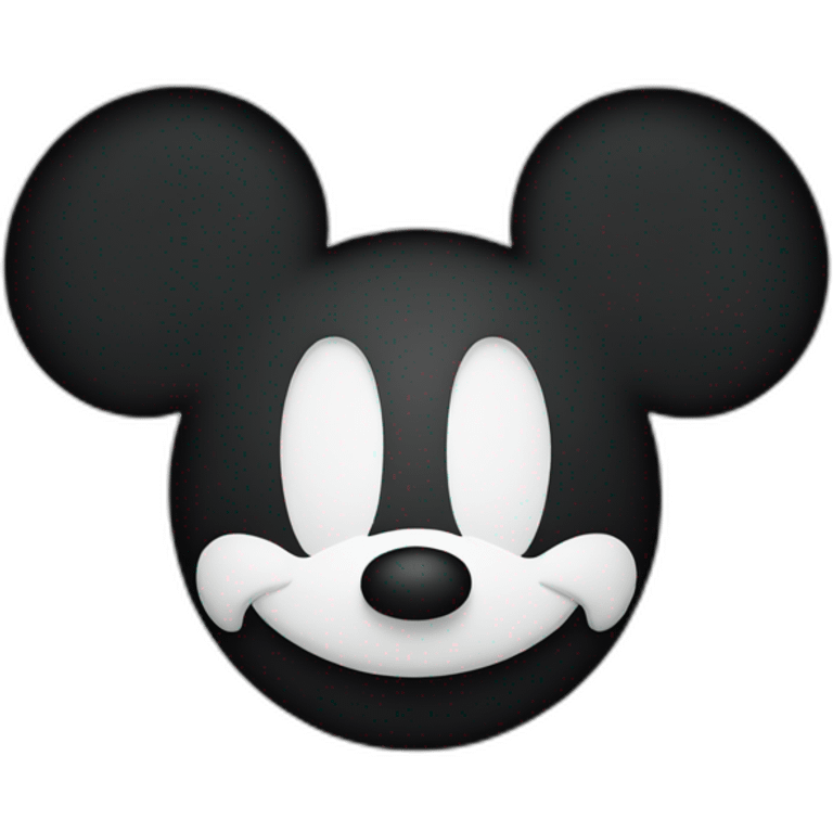 mickey mouse head emoji