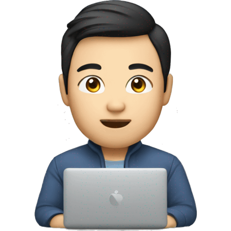 memoji coder asian male emoji