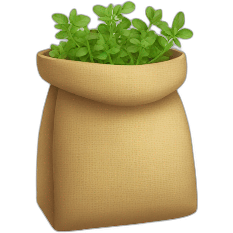 a bag of oregano  emoji