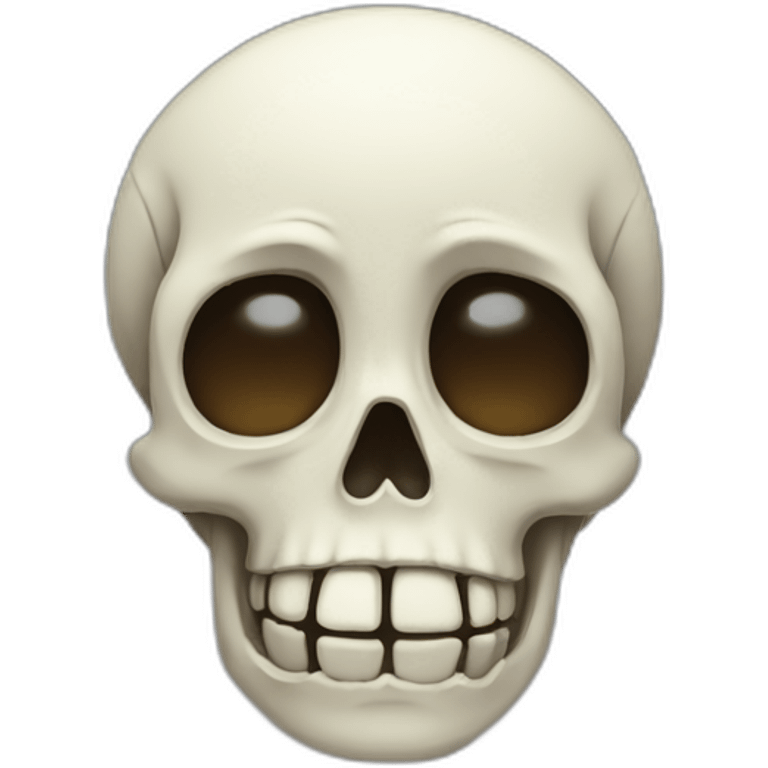 sad skeleton emoji