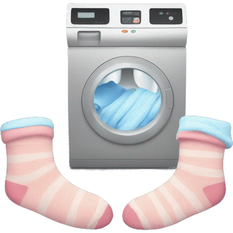 Washing socks emoji