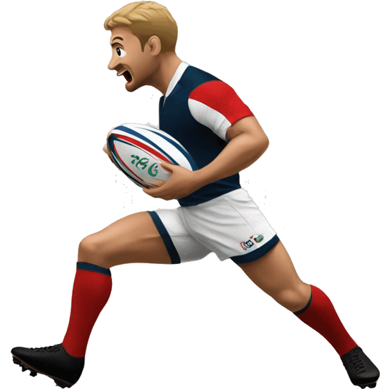 Rugby kick emoji