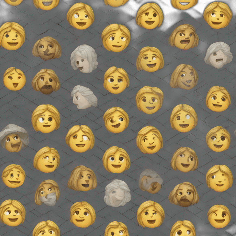 Renaissance art mosaic  emoji