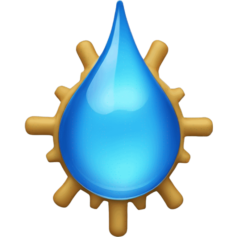 A blue droplet of water with a gear symbol inside it, representing flow control & engineering expertise.
Alternatively, a faucet with water flowing out, symbolizing water management & distribution. emoji