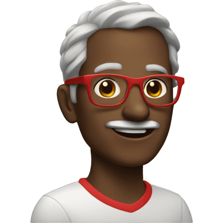 Harkirat with red glasses  emoji