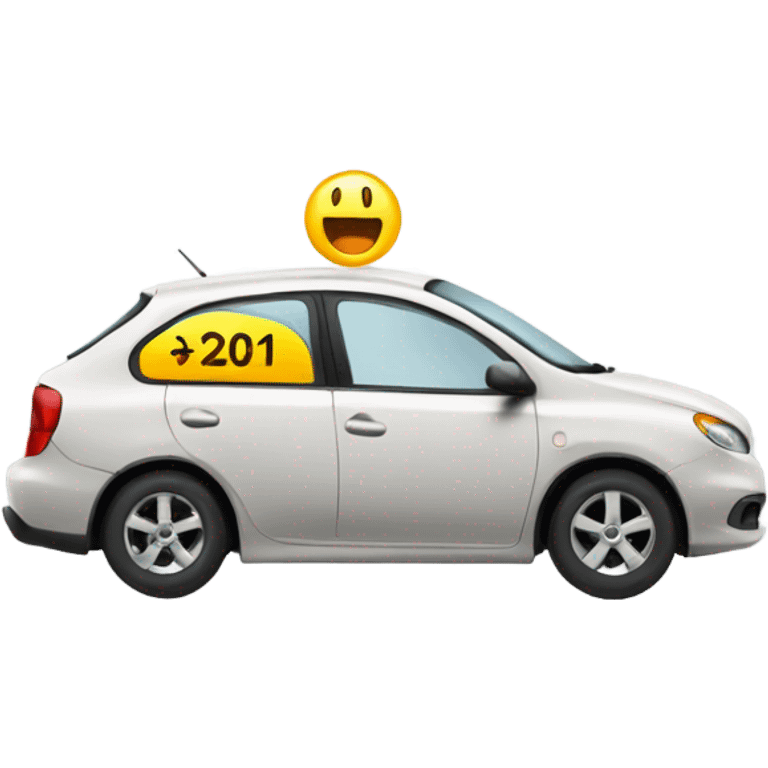 Car mileage emoji