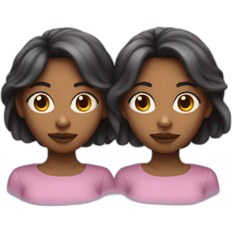 two headed girl emoji