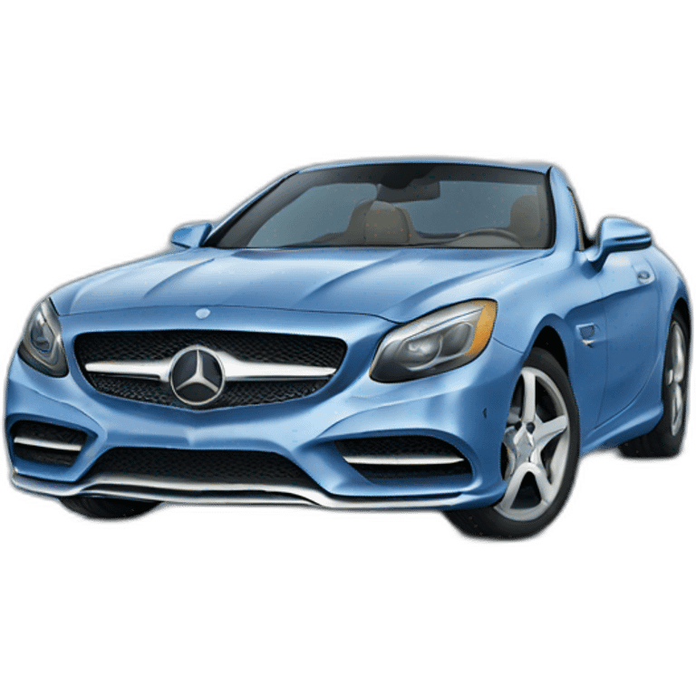 Blue Mercedes  emoji