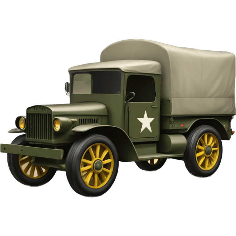 1865 Us Army Truck emoji