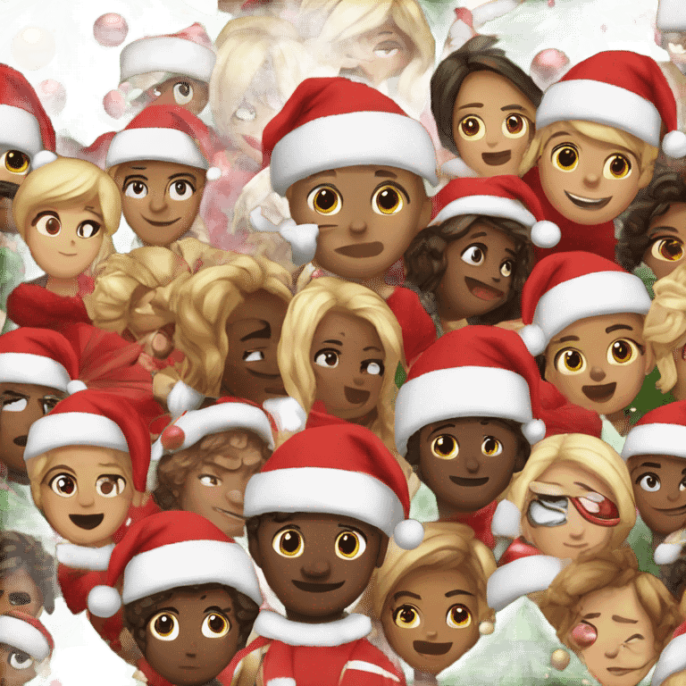 aesthetic christmas emoji