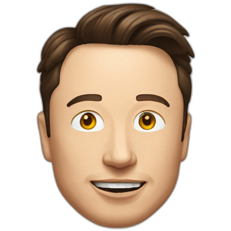 Elon musk hanging from the ceiling emoji