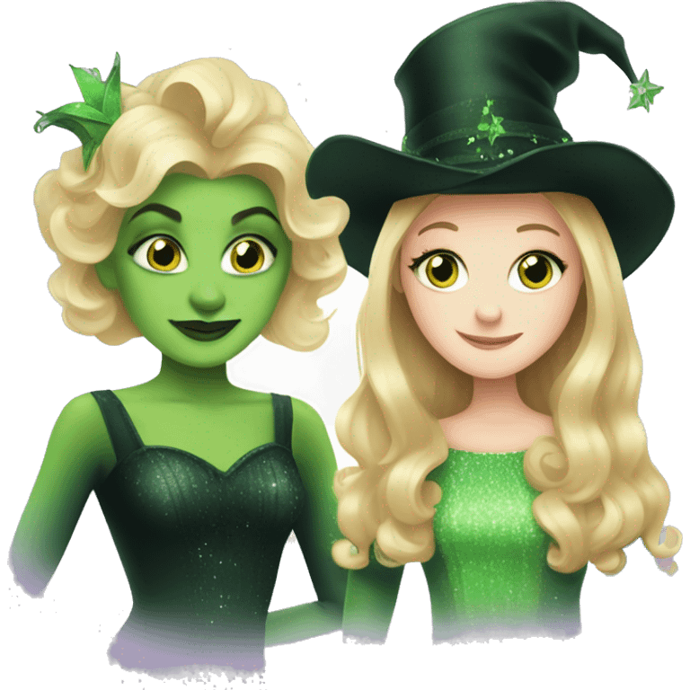 Glinda and Elphaba  emoji