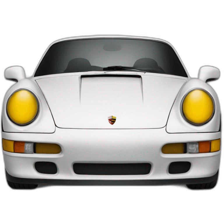 porsche logotype, front view emoji