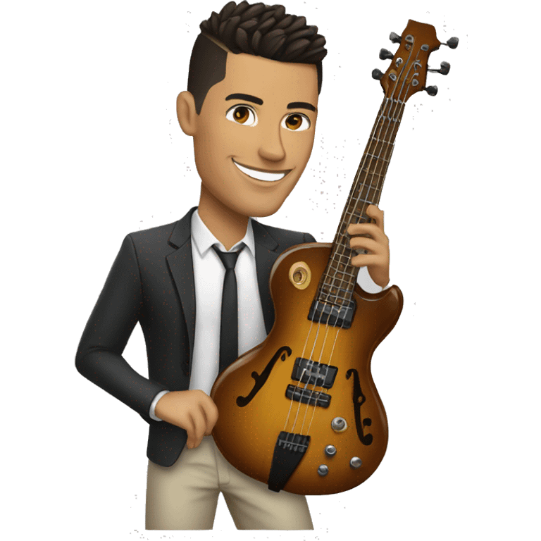 ronaldo playing bass emoji