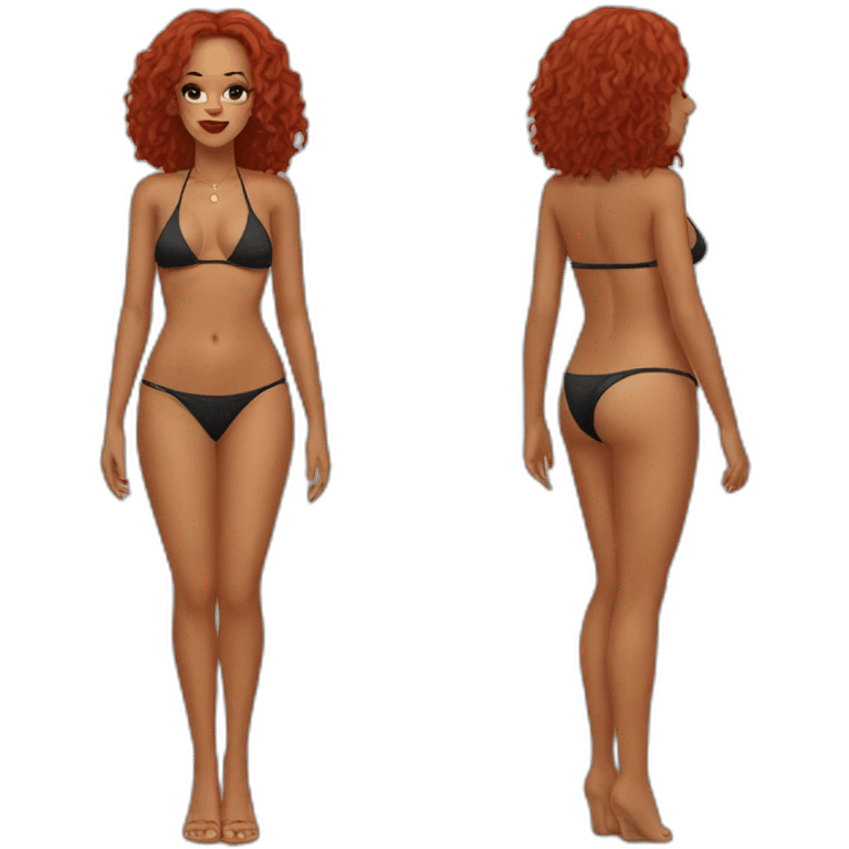 Rihanna bikini emoji