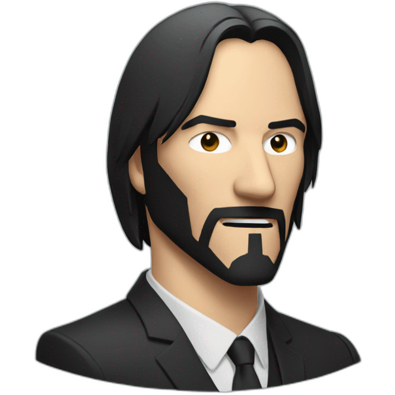 john wick as the mask emoji