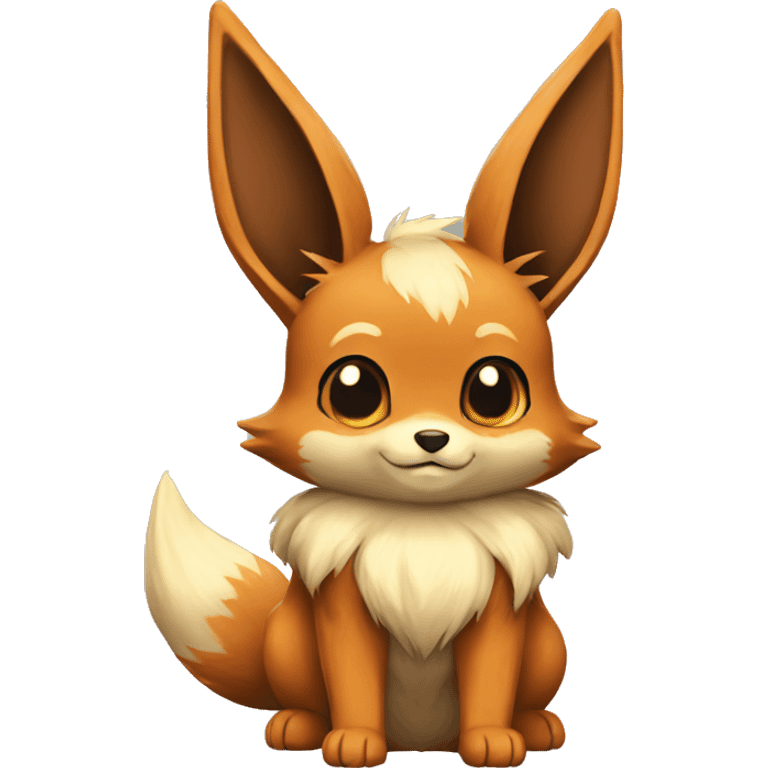 Eevee-Fox full body emoji