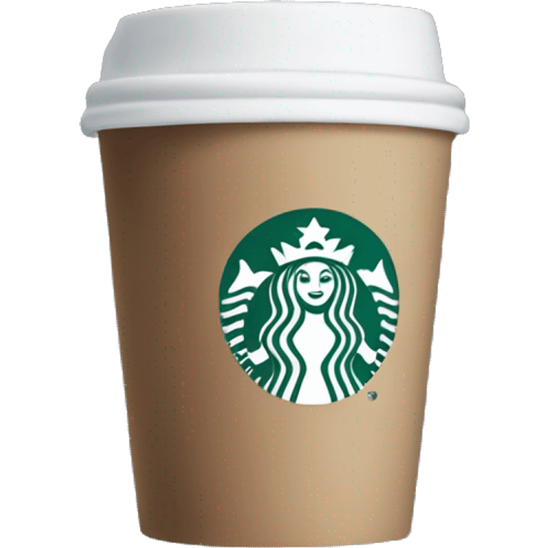 Navy blue Starbucks cup  emoji